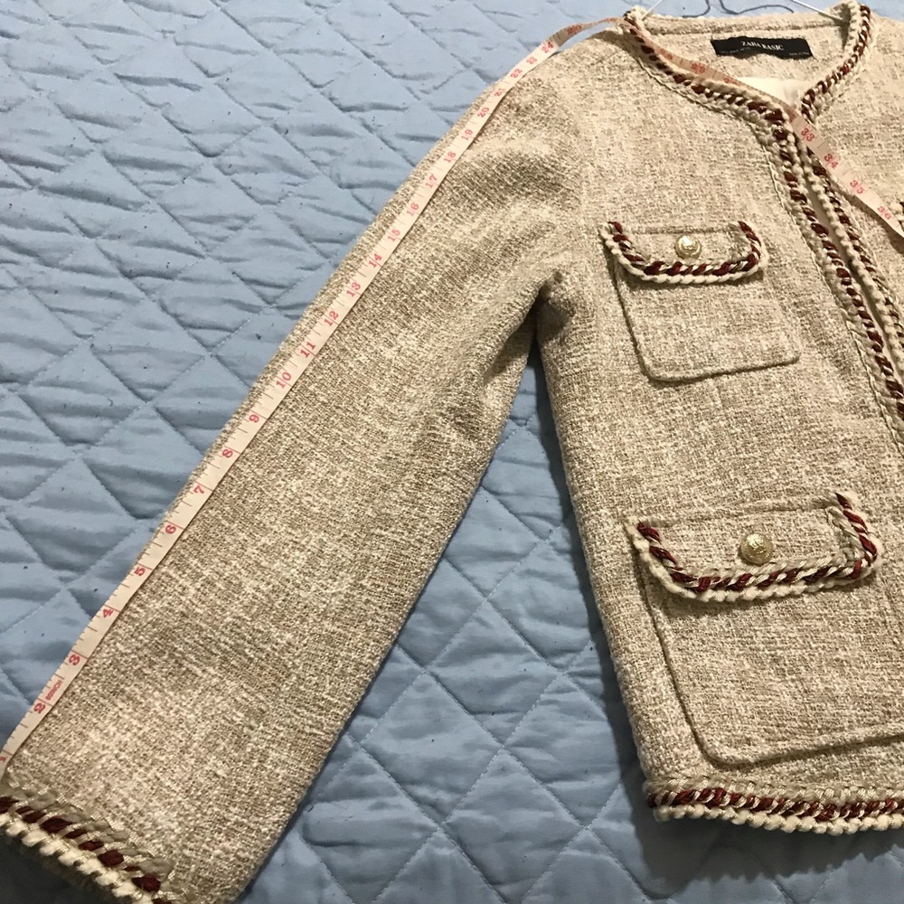 NEW with tag ZARA Tweed jacket - Picture 5 of 6